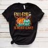 Fall For Jesus Christian Tee - Cross Sunflower Pumpkin Tee