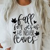 Fall For Jesus He Never Leaves Christian Fall Quotes T-Shirt
