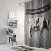 Farmhouse Cow Shower Curtain, Unique Bathtub Curtain with Cow Design, Perfect for Farmhouse-Inspired Bathrooms