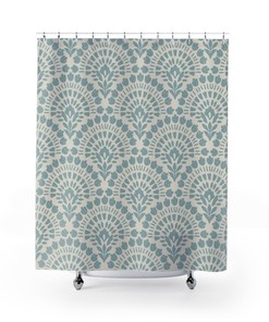 Farmhouse Style Shower Curtain for a Perfect Dorm or Bathroom Decor