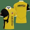 Feel Cool with Yellow: 3D Printed Abarth Nct-Va Polo Shirt Ver 2 in Breathable Fabric