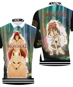Feel like a Brave Warrior with Princess Mononoke San And Moro-no-kimi Brave Warriors 3D All Over Print Polo Shirt