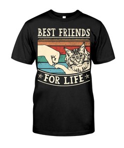 Feline Best Friends For Life Hoodie