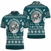 Festive and Fun: Merry Christmas Philadelphia Eagles 3D All Over Print Polo Shirt