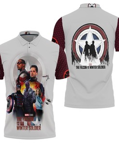 Find Justice for Falcon and the Winter Soldier with Polo Shirt All Over Print 3D T-Shirt