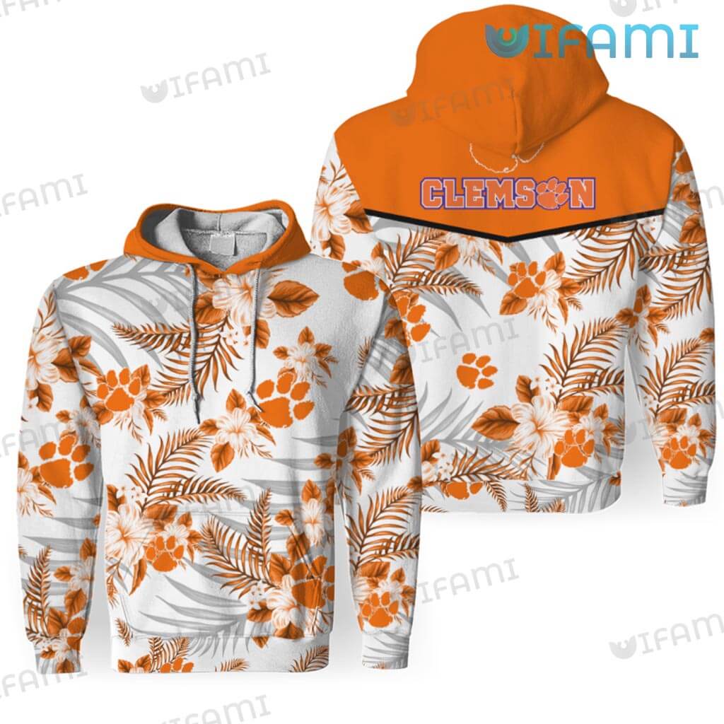 Fire Eagle Clemson Tigers All Over Print 3D Hoodie