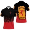 Fireball Cinnamon Whisky Logo Polo Shirt - 3D Printed Design and Personalized 3D Polo Shirt with Breathable Fabric