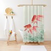 Fishes Zen Bathroom Shower Curtain | Japanese Koi Fish Print + Eco-Friendly Material | Bathroom Decor + Quotes