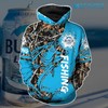 Fishing Blue Busch Light 3D Hoodie Printful - Gift for Beer Lovers