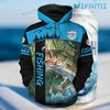 Fishing On The River Busch Light 3D Hoodie Printful - Gift for Beer Lovers