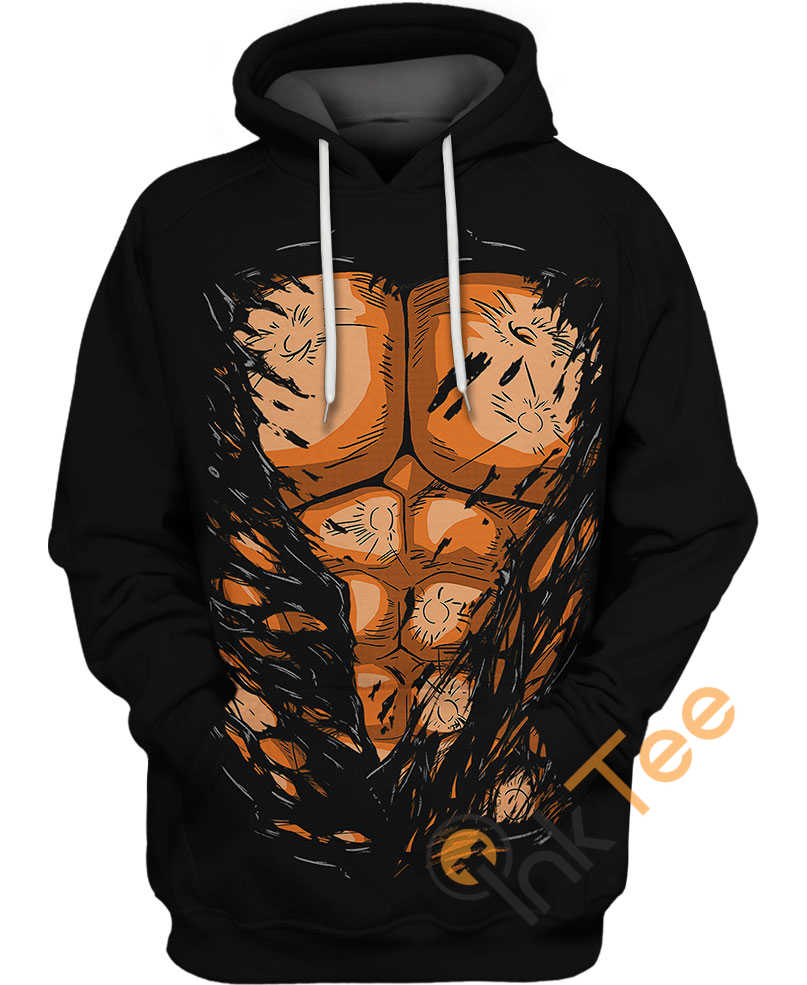Fist Of The North Star Kenshiro Chest All Over Print 3D Hoodie