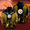 Flame Steel Curtain - Pittsburgh Steelers 3D All Over Print Hoodie