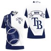 Flaunt your love for the Tampa Bay Rays with a trendy 3D Polo Shirt All Over Print Shirt 3D T-Shirt