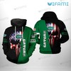 Florida Gators Hoodie 3D All-Over Print Custom Name Skull Block Gift