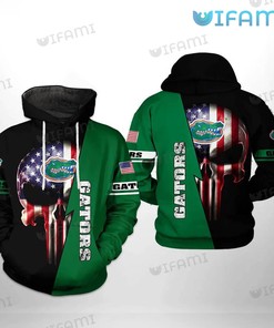 Florida Gators Hoodie 3D All-Over Print Custom Name Skull Block Gift