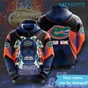 Florida Gators Hoodie 3D All-Over Print Skull Flower Custom Gift