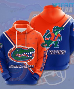 Florida Gators Orange Blue Logo 3D Hoodie Gift for Gator Fans