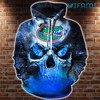 Florida Gators Zip Up Hoodie 3D All-Over Print Skull Galaxy Logo Gift