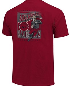 Football Breakaway Short Sleeve Cardinal Full Size Arkansas Razorbacks Hoodie Sweatshirt Shirt Gift For Ncaa Fans