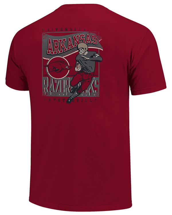 Football Breakaway Short Sleeve Cardinal Full Size Arkansas Razorbacks Hoodie Sweatshirt Shirt Gift For Ncaa Fans