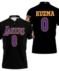 For the Ultimate Lakers Fan: Kyle Kuzma Jersey Inspired 3D All Over Print Polo Shirt