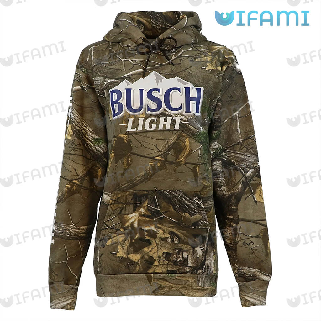 Forest Camo All Over Print 3D Hoodie for Men Beer Lovers Gift
