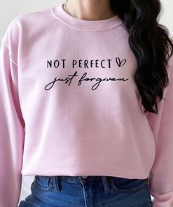 Forgiven Christians Easter Tee - Not Perfect Just Forgiven Shirt