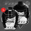 Fox Racing All Over Print 3D Hoodie, Rider Clothes