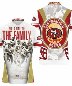 Francisco 49ers Welcome to the Family NFC West Division Super Bowl 2021 3D All Over Print Polo Shirt