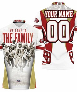 Francisco 49ers Welcome to the Family NFC West Division Super Bowl 2021 Personalized 3D All Over Print Polo Shirt