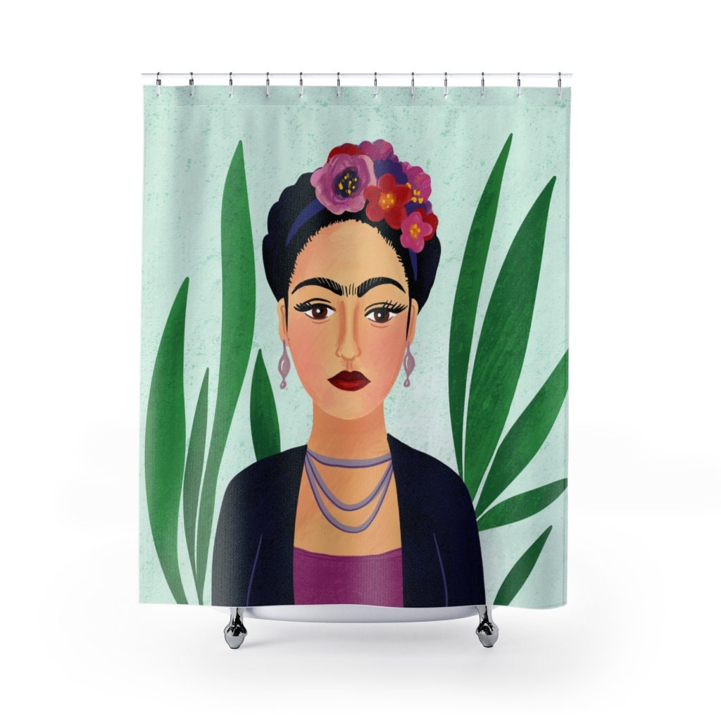Frida Kahlo Tenda da doccia / Arredo bagno e design, Bellissimo regalo per la casa / Stampa artistica