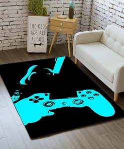 Fun T-Shirt for Boys: Non-Slip Area Rug with 3D Printed Controller and Gamepad Design