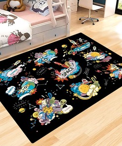 Fun and Interactive Maze Game Rug Area Rug for Boys and Girls Bedroom Play Room Living Room Game Area Home Decor