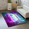 Fun and Stylish Game Room Area Rugs: Gamer Floor Mat and Doormat with Cartoon Gamepad Design