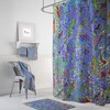 Funky Bohemian Shower Curtain Set with Colorful Bath Accessories