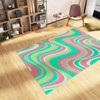 Funky Personalized Area Rug for Modern Chic Living Room or Bedroom Decoration