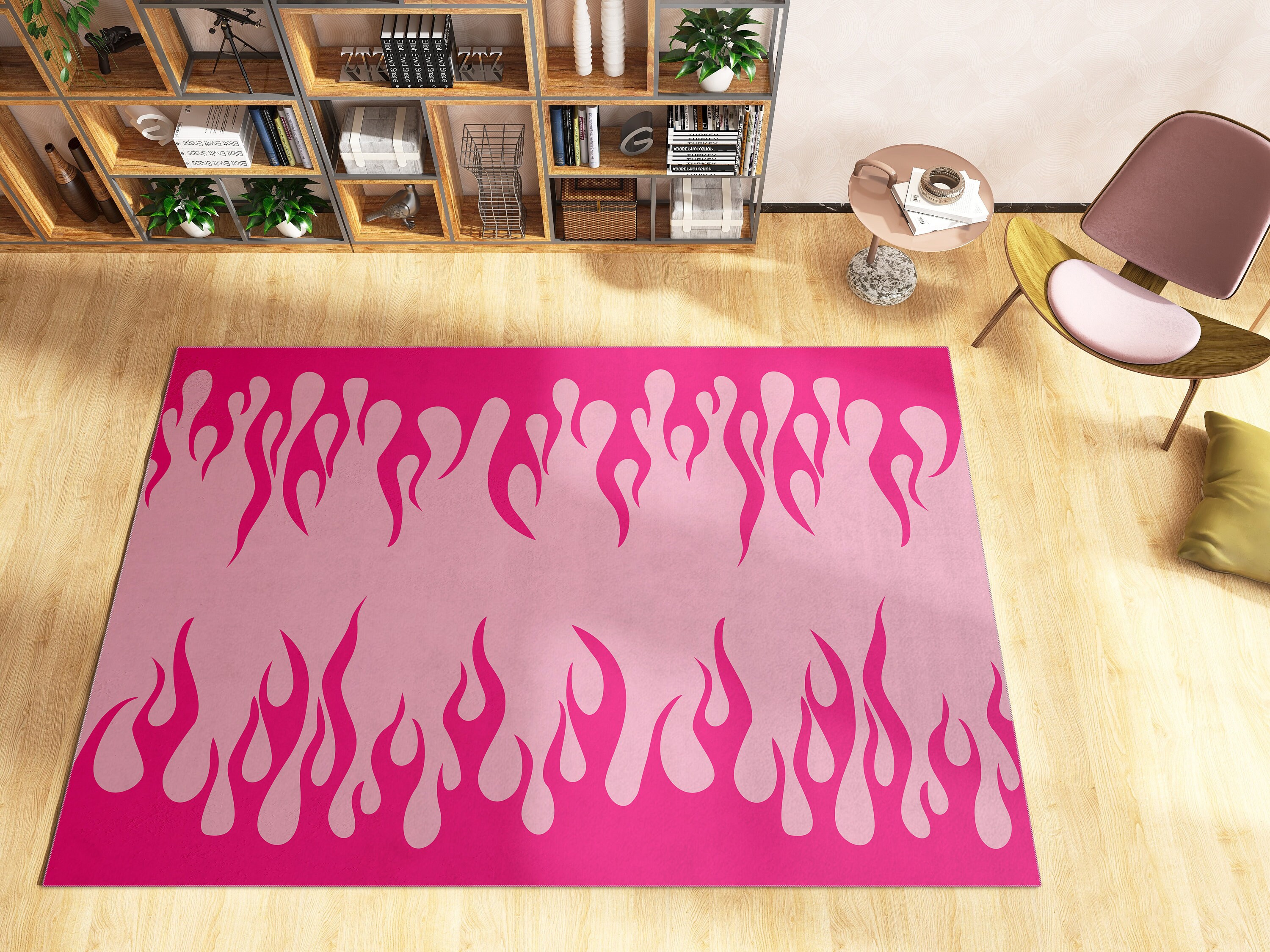 Funky Rug with Customizable Personalization Options for Stylish Living Room or Bedroom Decoration - Image 3