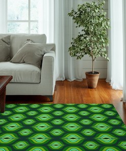Funky and Cute: Personalized Groovy and Abstract Rug Collection for Home Decor with Style 70s Decor