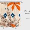 Funny Arts Abstract Monstera Shower Curtain, Waterproof & Washable for Bathroom, Custom Sizes Available