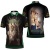 Fuse Fashion and Fantasy with Beautiful Princess Mononoke San with Behind the Mask Design 3D All Over Print Polo Shirt