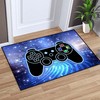Future Game-themed T-Shirt, Hoodie, and Sweatshirt Area Rugs for Boys' Bedrooms, Starry Sky Design Large Carpets for Living Room Decor
