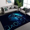 Galaxy Blue Sofa Mats Gaming Rug for Game Room Decor