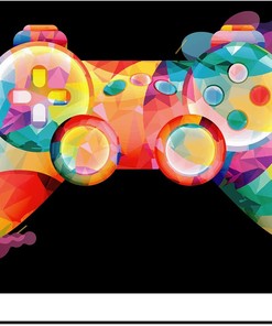 Game 5 Design for Personalized Game Rug Teen Boys Carpet with Game Controller Decoration and 3D Gaming Rugs