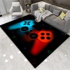 Game Controller Modern Area Rug - Non-Slip Gaming Carpet for Living or Bedroom Fun Home Decor for Gamers