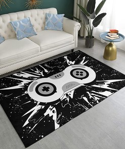Game Player Area Rug for Teens - Small Carpet for Bedroom or Doormat Floor Mat