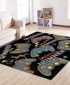 Gamer Carpet T-Shirts, Non-Slip Gamepad Hoodies, and Chair Sweatshirts | Gaming Room Rug Mat for Kids and Teens
