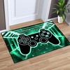 Gamer Home Decor Printed Carpet - Large Game Controller Rugs for Boy's Bedroom/Living Room - Floor Mats