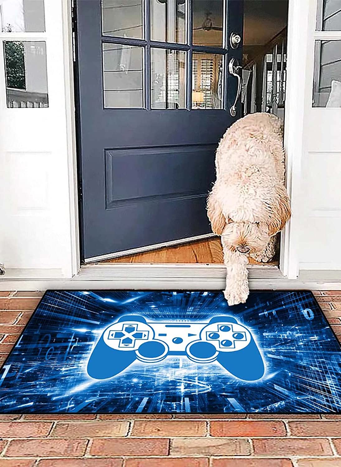 Gamer Rugs for Bedroom Boys - Video Gaming Rug Controller Carpet - Large Non-Slip Game Area Rug - Image 3