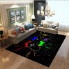 Gamer Rugs for Game Room with Boys Gamepad Colorful Design Carpets for Living Room and Large Game Room Rug
