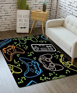 Gaming Area Rugs Carpet for Bedroom with Living Room Rug Home Decor